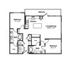 B12 web floor plan B12 web floor plan at Windsor Fitzhugh, 4926 Mission Avenue, Dallas